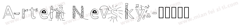 Artem Nevsky字体转换